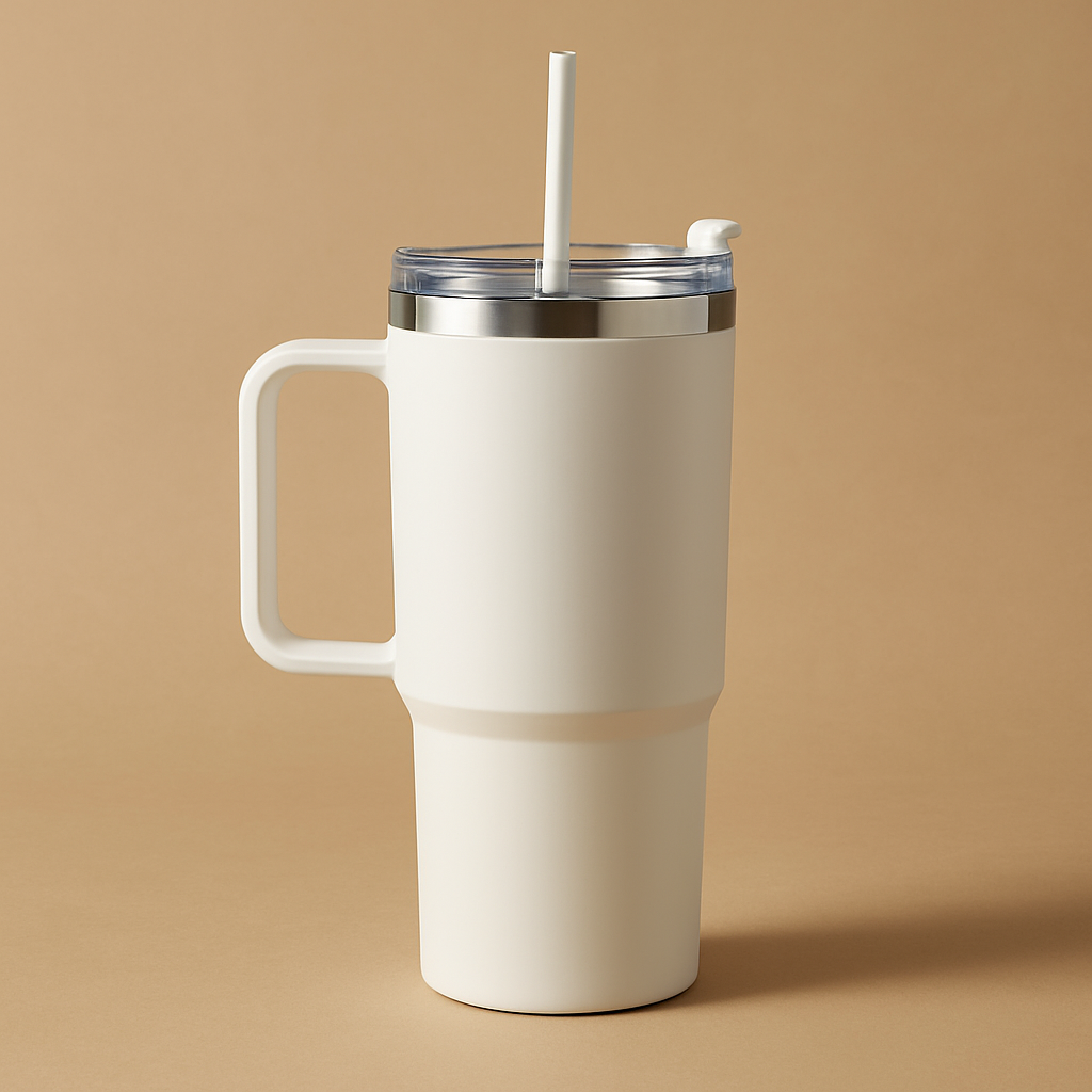 40oz Tumbler Vacuum Insulated Thermos Custom Travel Cup Stainless Steel Water Bottle Coffee Mugs With Handle Outdoor Drinkware