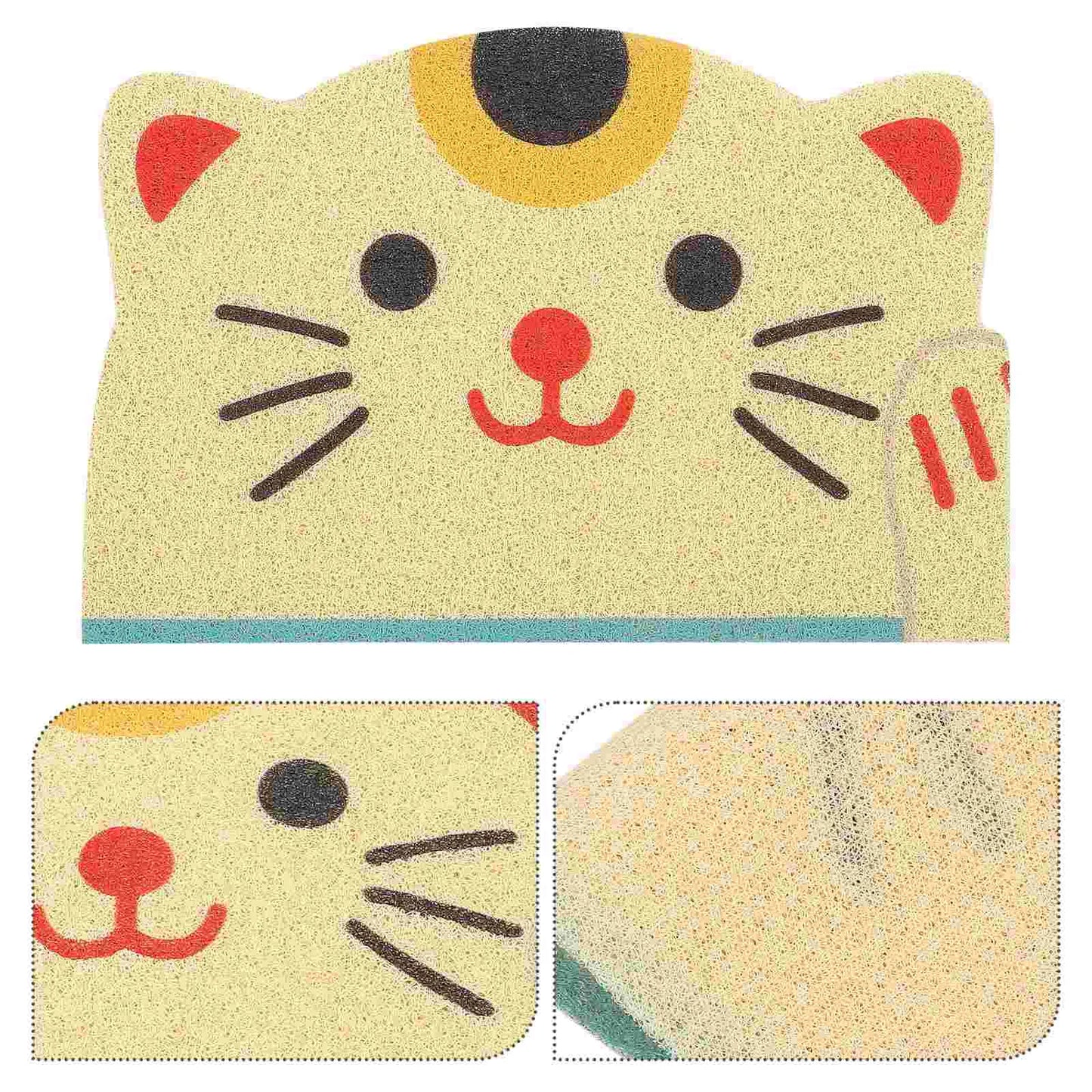 Durable Cat Litter Mat – Large Non-Slip Pet Rug for Litter Box, Indoor Kitten & Dog Mat, Easy-Clean Household Pet Accessory