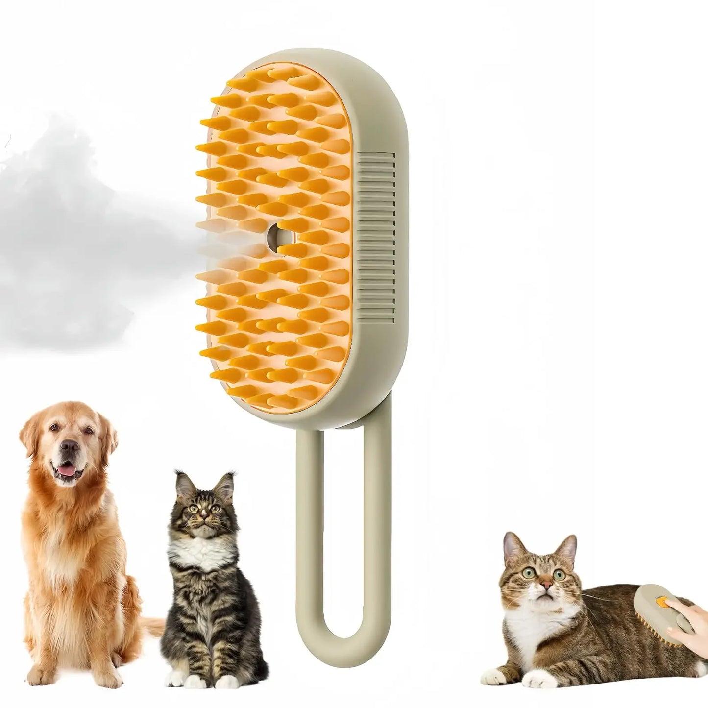 PawLuxe™ 3-in-1 Steam Grooming Brush