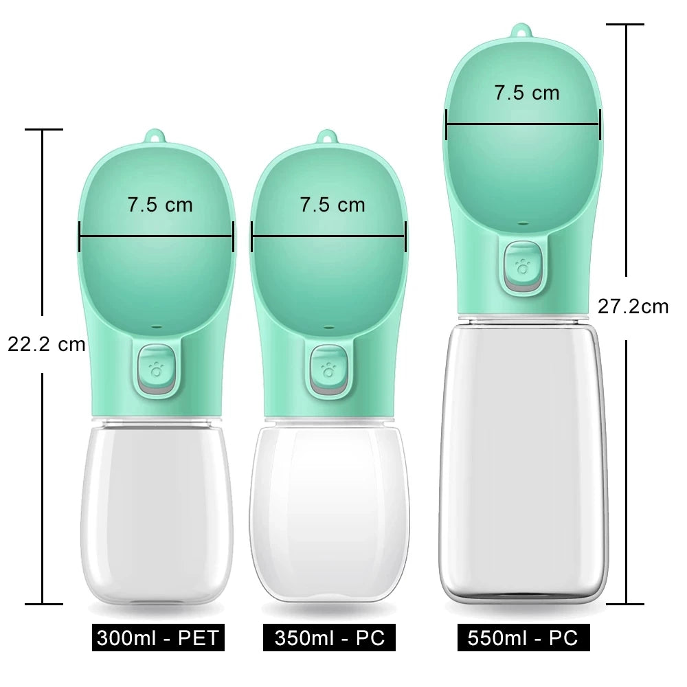 All-in-One Pet Drinking Bottle for Walks