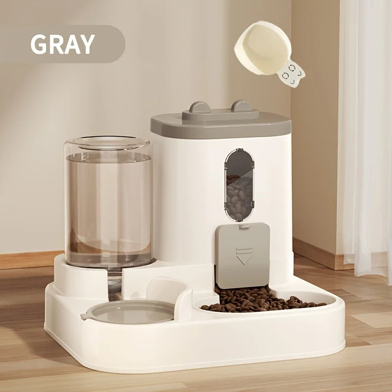 2 in 1 Automatic food dispenser for cats