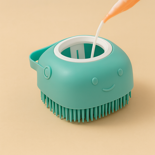 PawSpa™ Bath Brush with Shampoo Dispenser