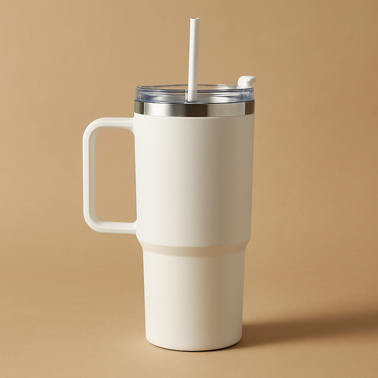 40oz Tumbler Vacuum Insulated Thermos Custom Travel Cup Stainless Steel Water Bottle Coffee Mugs With Handle Outdoor Drinkware