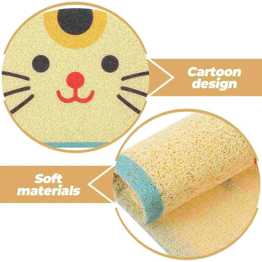 Durable Cat Litter Mat – Large Non-Slip Pet Rug for Litter Box, Indoor Kitten & Dog Mat, Easy-Clean Household Pet Accessory