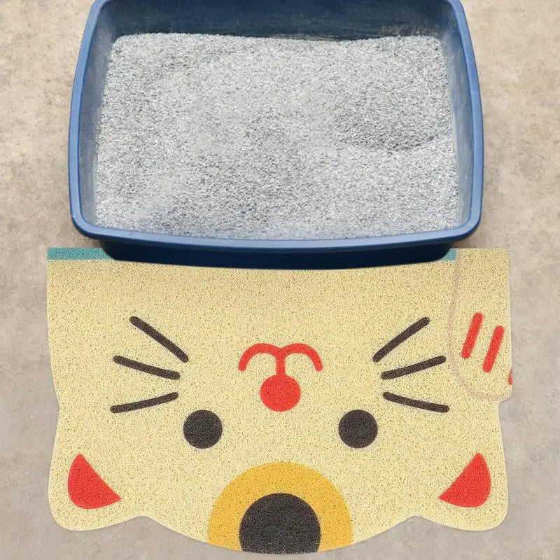 Durable Cat Litter Mat – Large Non-Slip Pet Rug for Litter Box, Indoor Kitten & Dog Mat, Easy-Clean Household Pet Accessory