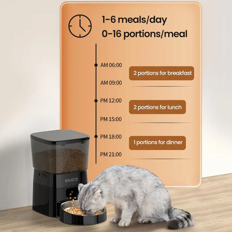 ROJECO™ Smart Auto Pet Feeder