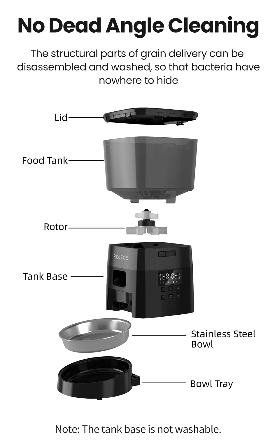 ROJECO™ Smart Auto Pet Feeder