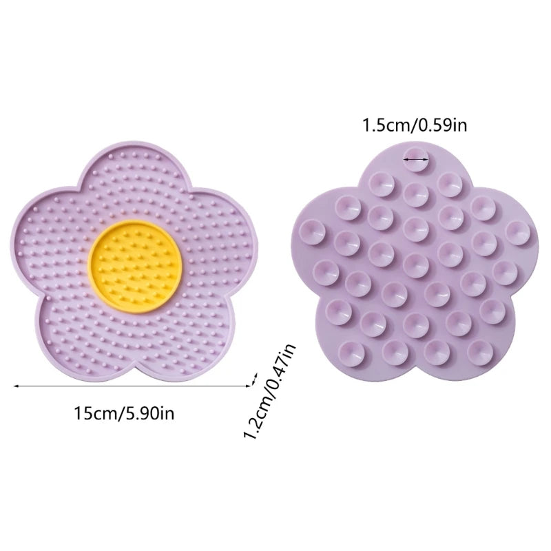 Dog Licking Mat – Silicone Slow Feeder Pad for Anxiety Relief & Boredom