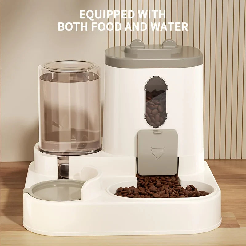 2 in 1 Automatic food dispenser for cats