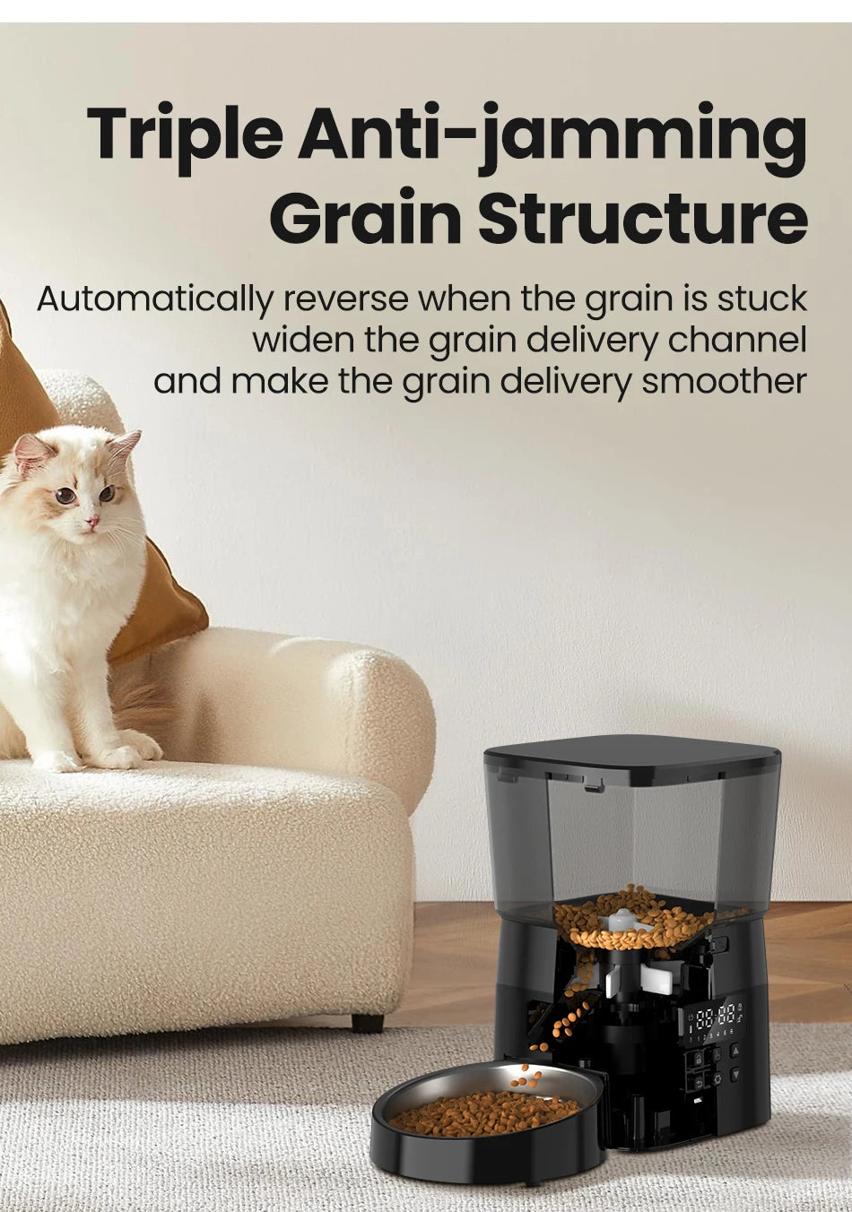 ROJECO™ Smart Auto Pet Feeder