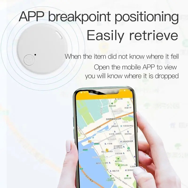 Mini GPS Tracker – Bluetooth Smart Finder for Pets, Kids, Keys & More