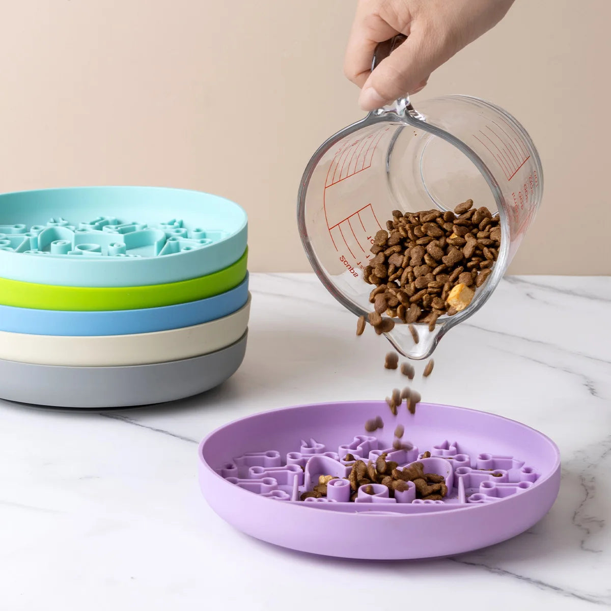 Silicone Pet Slow Feeder Lick Mat – Non-Slip Cute Food Pad for Dogs & Cats
