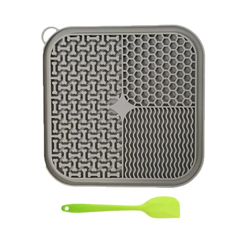 Premium Licking Mat Slow Feeder for Dogs & Cats – Suction Cup Lick Pad for Anxiety Relief & Healthy Eating