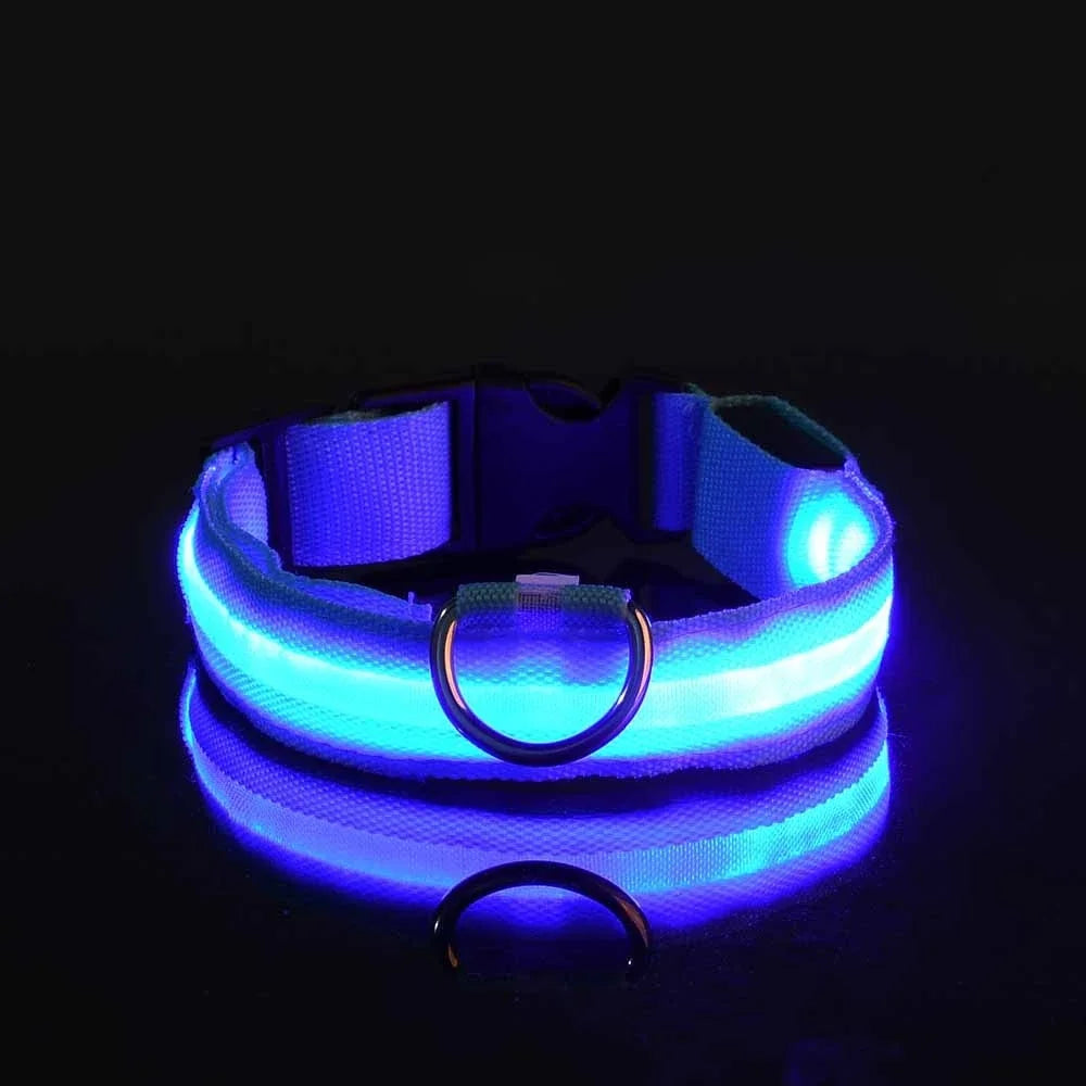GlowPup™ LED Safety Dog Collar – Be Seen, Be Safe at Night! 🐶💡