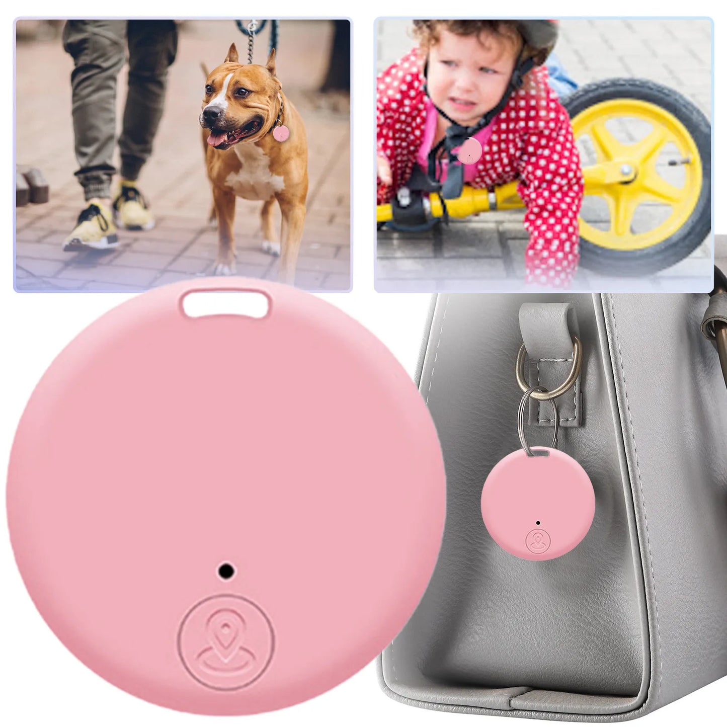 Mini GPS Tracker – Bluetooth Smart Finder for Pets, Kids, Keys & More