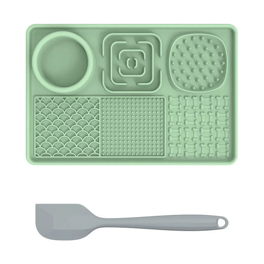 Silicone Lick Mat for Dogs – Suction Cup Slow Feeder for Anxiety Relief, Butter, Yogurt & Treats