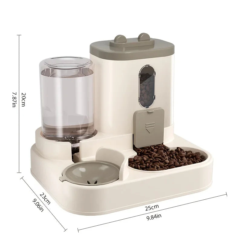 2 in 1 Automatic food dispenser for cats
