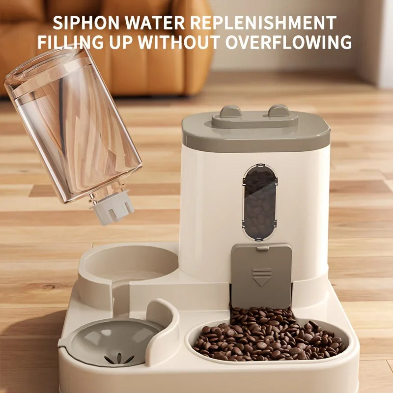 2 in 1 Automatic food dispenser for cats