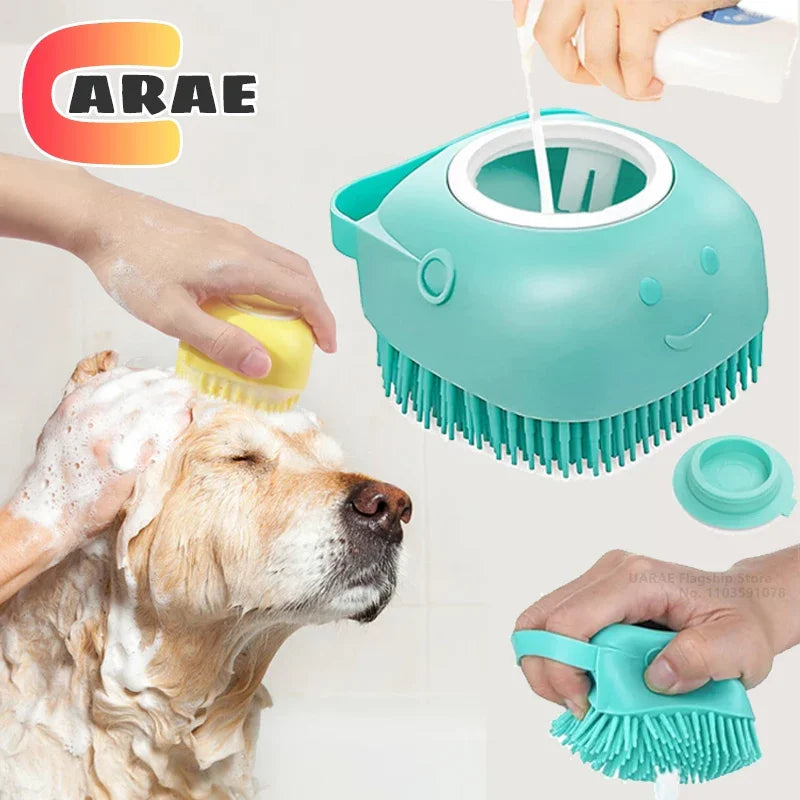 PawSpa™ Bath Brush with Shampoo Dispenser