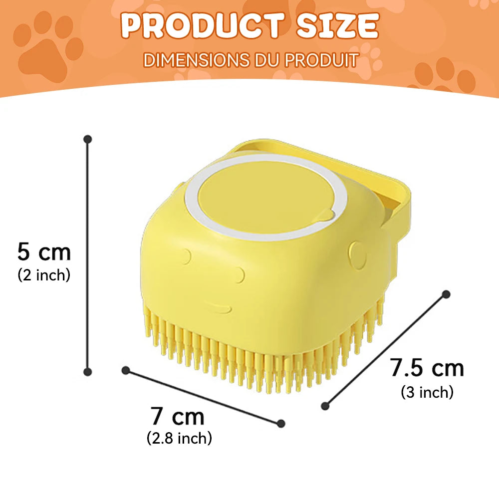 PawSpa™ Bath Brush with Shampoo Dispenser