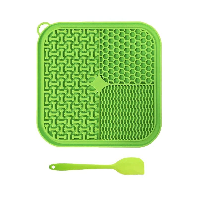 Premium Licking Mat Slow Feeder for Dogs & Cats – Suction Cup Lick Pad for Anxiety Relief & Healthy Eating