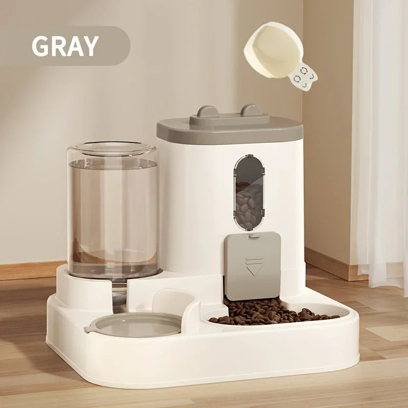 2 in 1 Automatic food dispenser for cats
