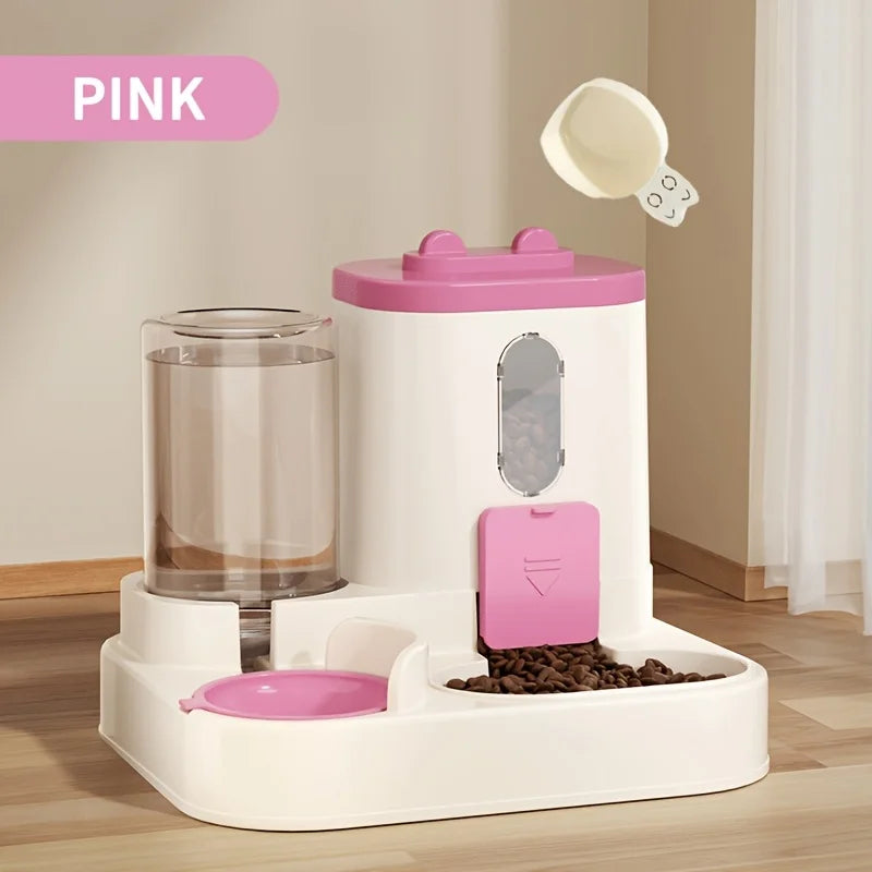 2 in 1 Automatic food dispenser for cats